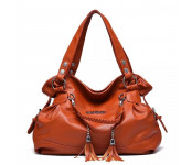 Женская кожаная сумка 8821-1 ORANGE